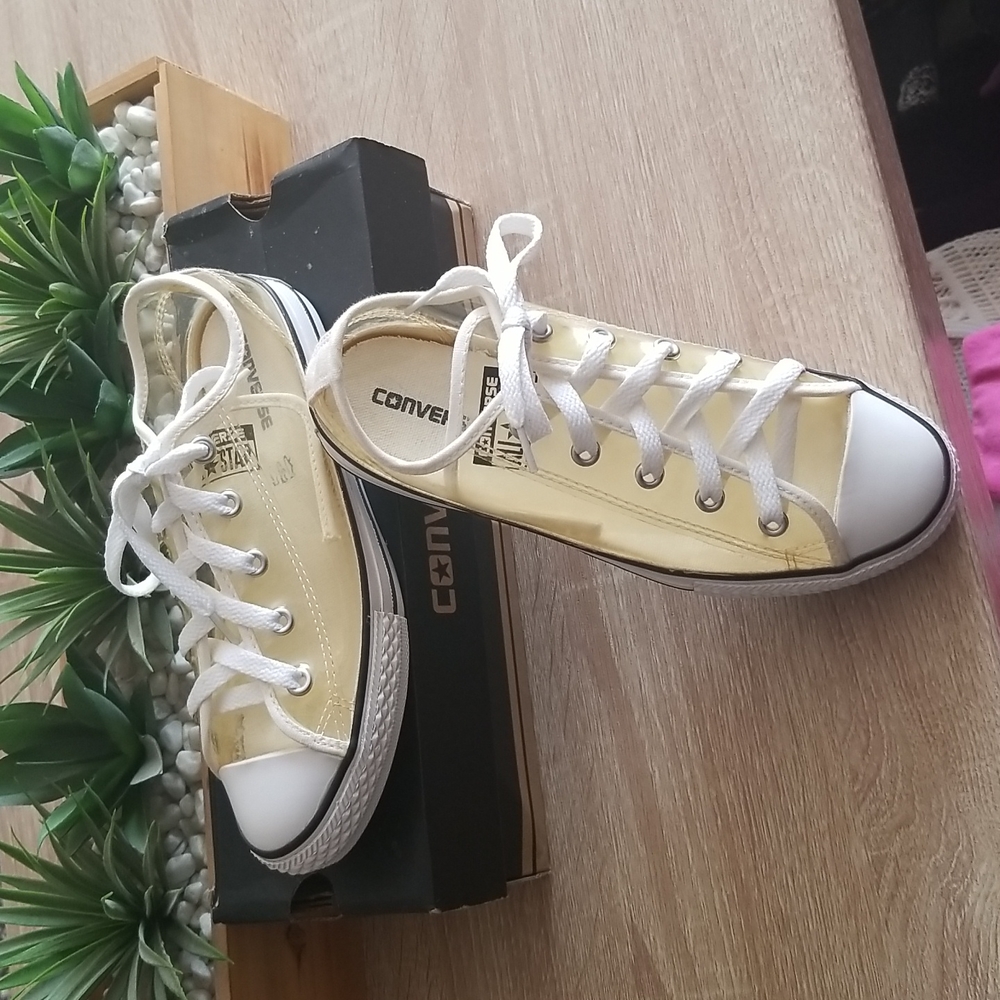 Clear Lowtop Converse